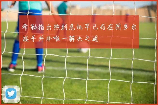 希勒指出热刺危机早已存在图多尔接手并非唯一解决之道